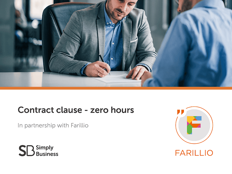 Contract clause zero hours